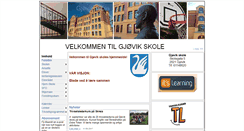 Desktop Screenshot of gjovik.gjovikskolen.no