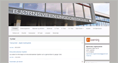 Desktop Screenshot of bjornsveen.gjovikskolen.no