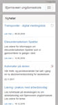 Mobile Screenshot of bjornsveen.gjovikskolen.no